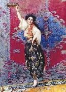Arab or Arabic people and life. Orientalism oil paintings  238